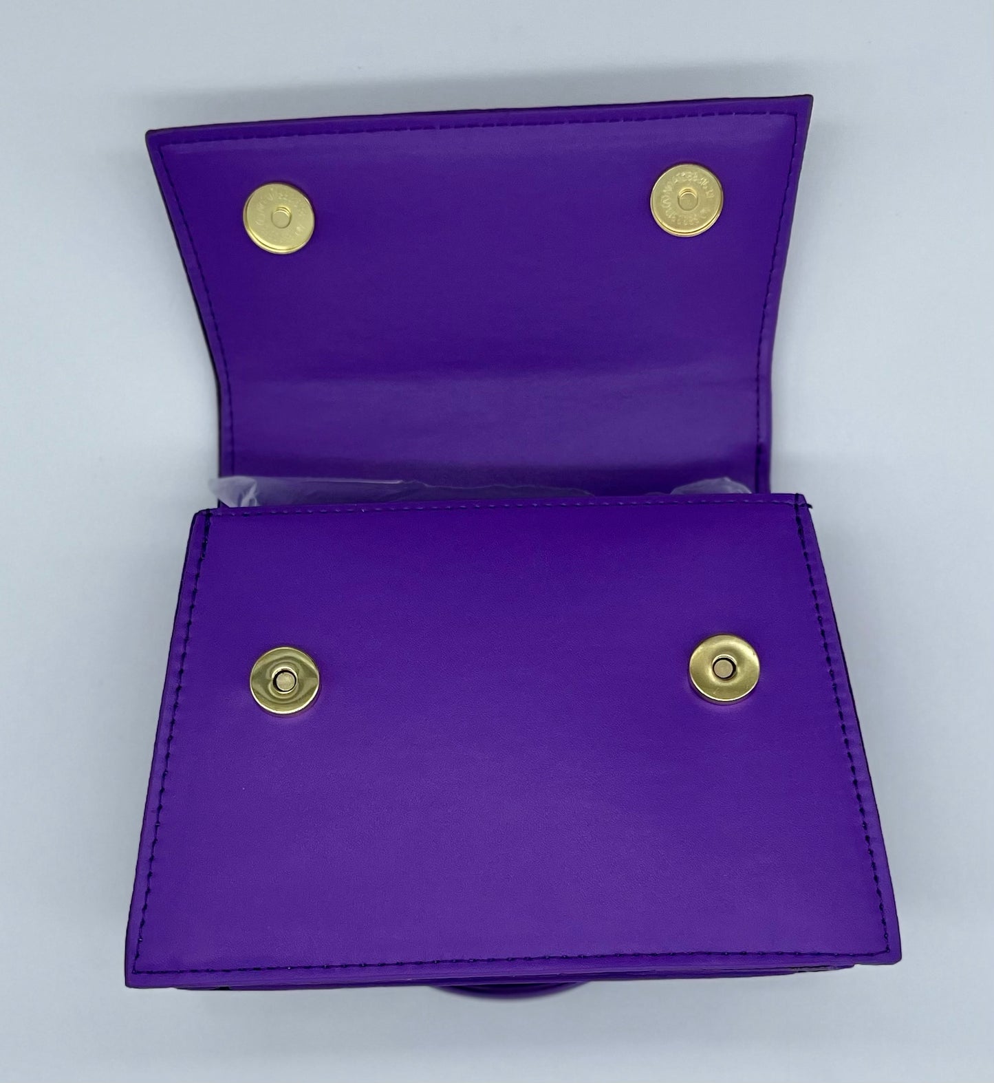 FOXË DOLLS MEET UP SQUARE PURSE IN PURPLE