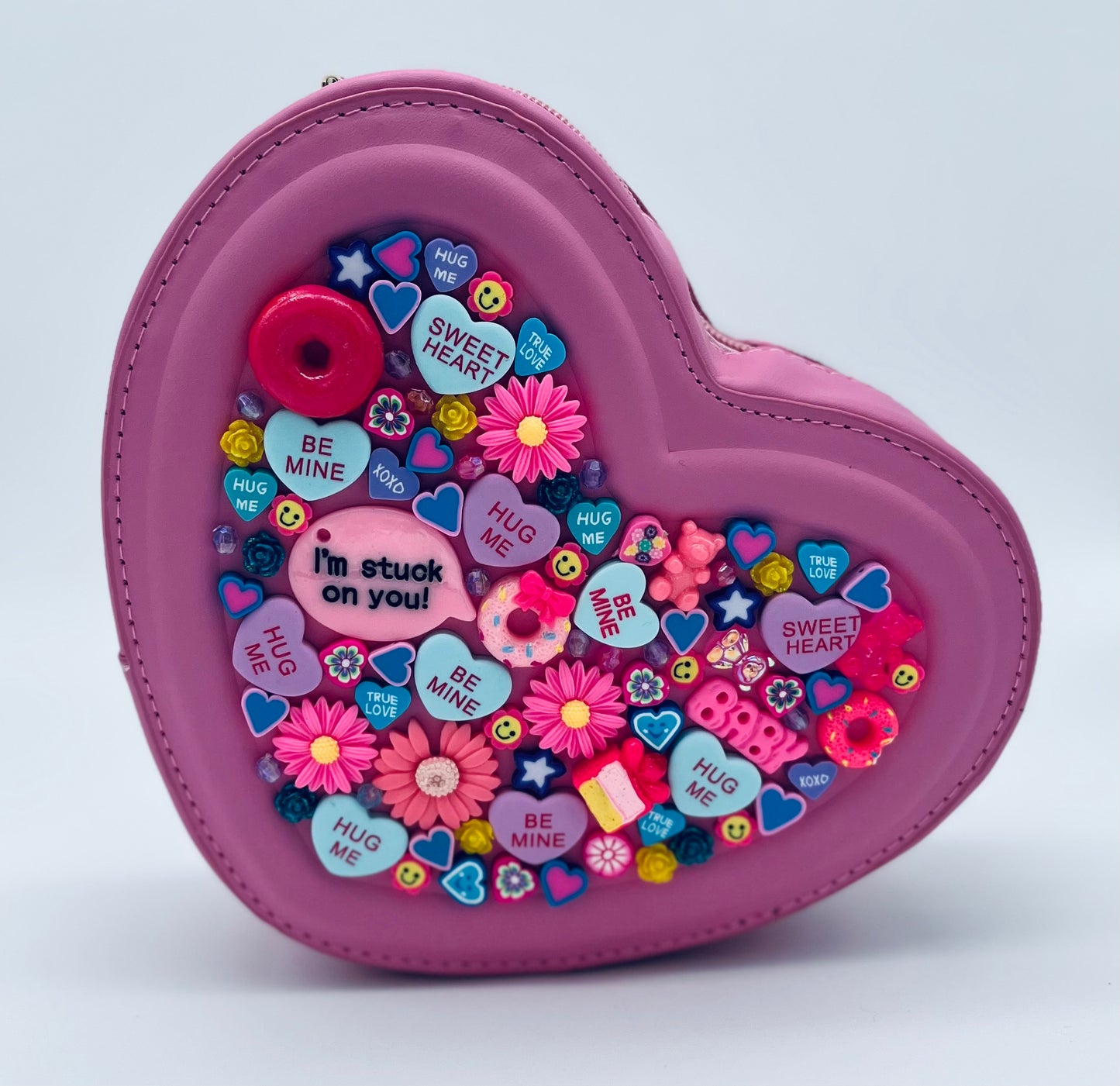 Sweetheart Novelty Purse topped with Absolutely Everything