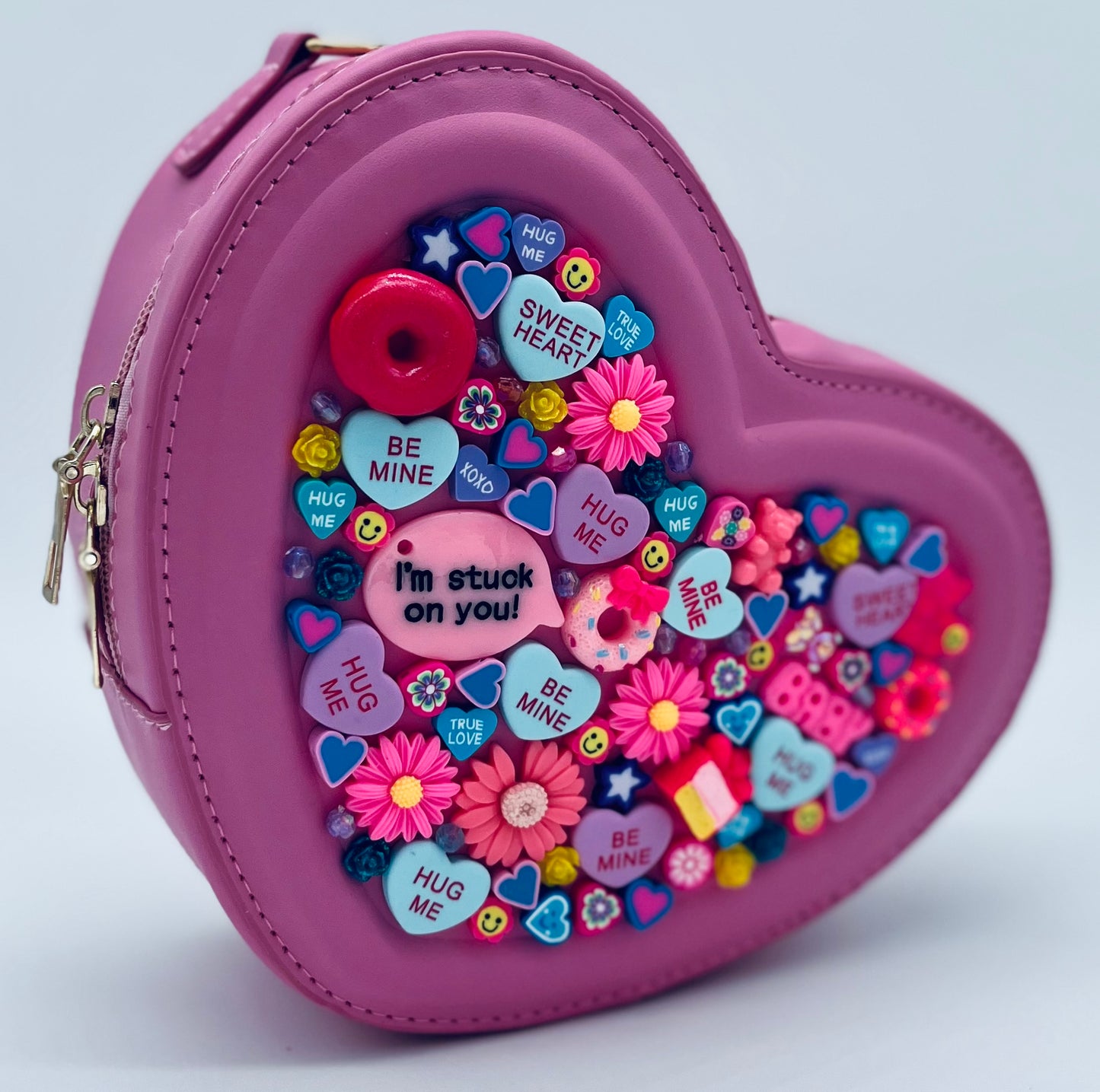 Sweetheart Novelty Purse topped with Absolutely Everything