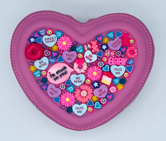 Sweetheart Novelty Purse topped with Absolutely Everything