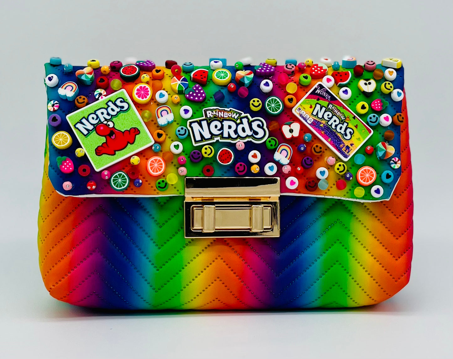 RAINBOW NERDS PURSE inspired by NERDS